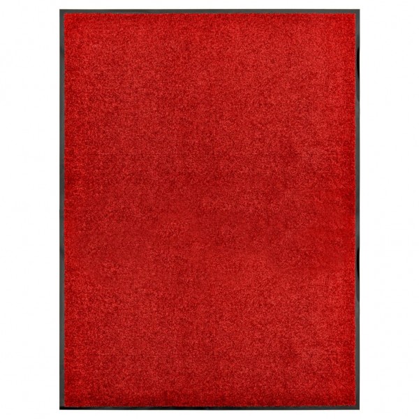 Felpudo lavable rojo 90x120 cm D