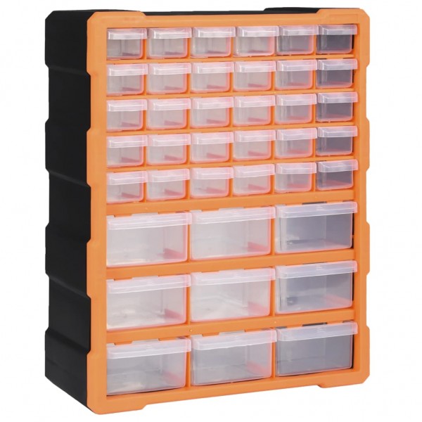 Organizador multicajones con 39 cajones 38x16x47 cm D