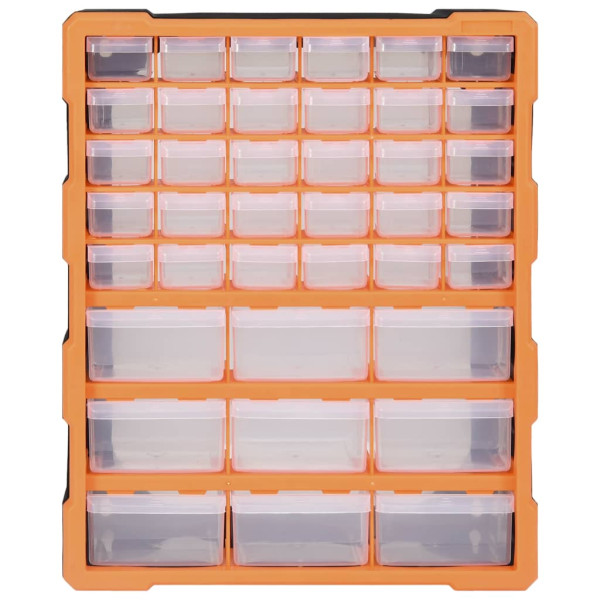 Organizador multicajones con 39 cajones 38x16x47 cm M 2