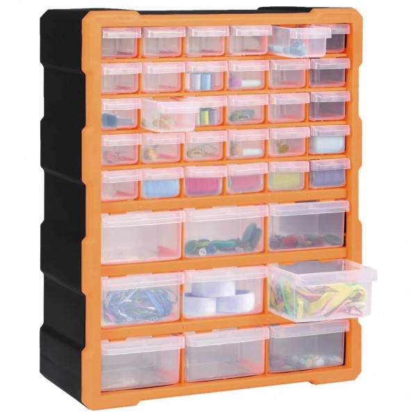 Organizador multicajones con 39 cajones 38x16x47 cm M 3