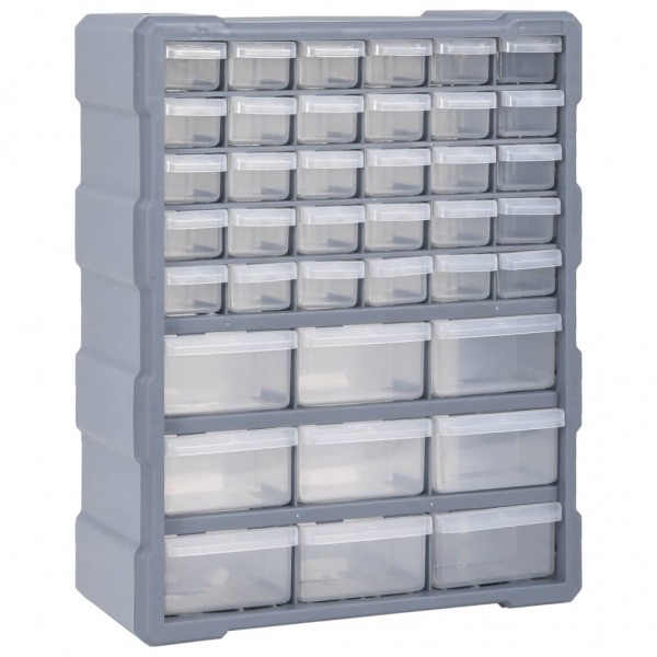 Organizador multicajones con 39 cajones 38x16x47 cm D