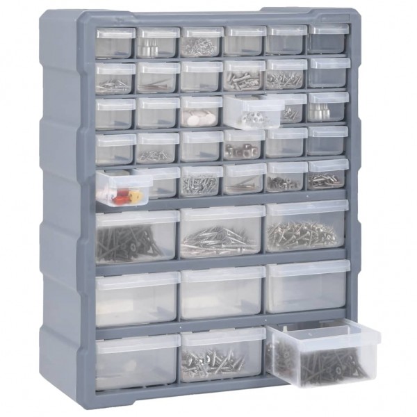 Organizador multicajones con 39 cajones 38x16x47 cm M 2
