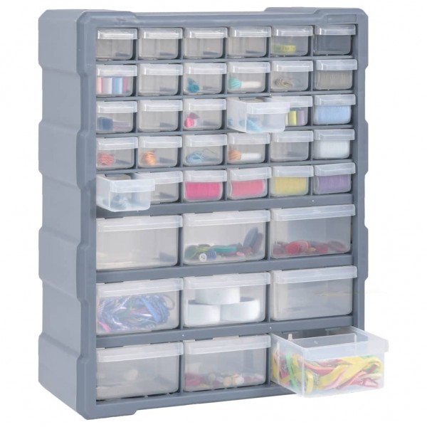 Organizador multicajones con 39 cajones 38x16x47 cm M 3
