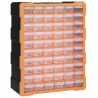 Organizador multicajones con 60 cajones 38x16x47.5 cm 1