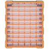 Organizador multicajones con 60 cajones 38x16x47.5 cm 4