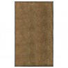 Felpudo lavable marrón 90x150 cm 1