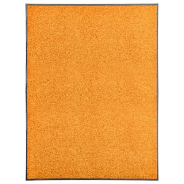 Felpudo lavable naranja 90x120 cm D