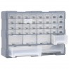 Organizador multicajones con 40 cajones 52x16x37.5 cm 4
