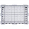 Organizador multicajones con 64 cajones 52x16x37.5 cm 5