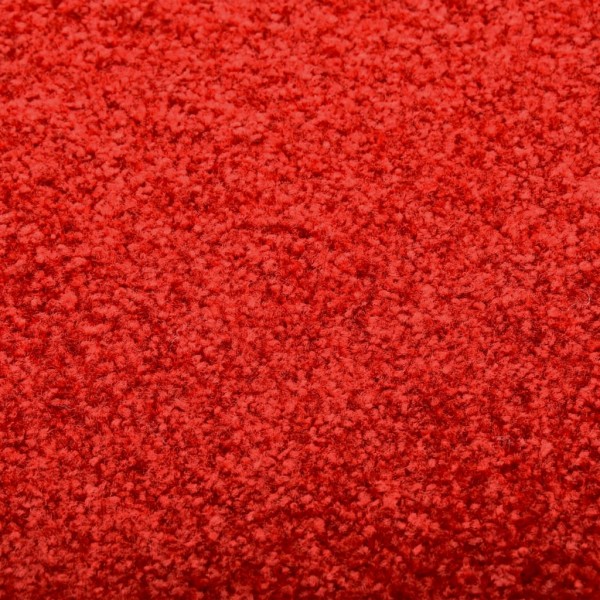 Felpudo lavable rojo 120x180 cm M 2