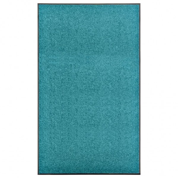Felpudo lavable azul cian 90x150 cm D
