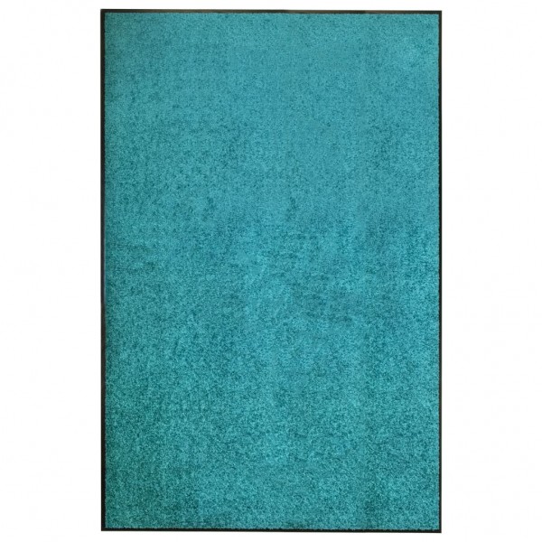 Felpudo lavable azul cian 120x180 cm D