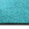 Tapete de porta lavável 120x180 cm azul ciano 5
