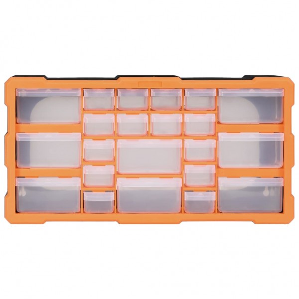 Organizador multicajones con 22 cajones 49x16x25.5 cm M 4