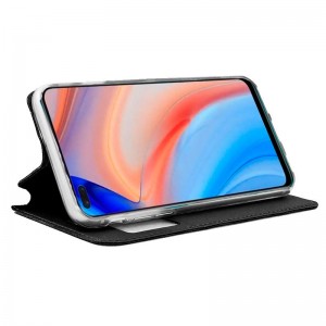 Fundação COOL Capa de Flip para Oppo Reno 4 Pro Liso Preto H