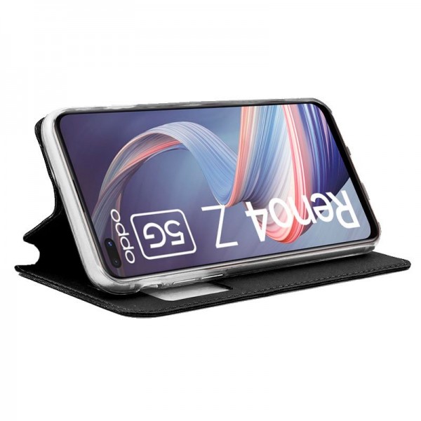 Funda COOL Flip Cover para Oppo Reno 4Z 5G Liso Negro M 2