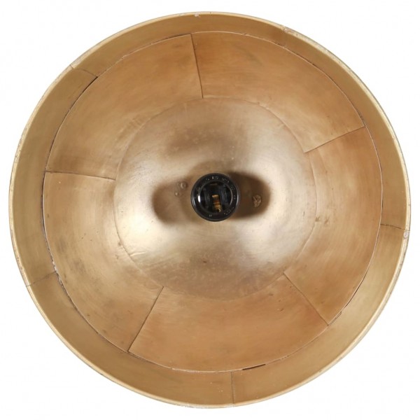 Lámpara colgante vintage redonda 25 W latón 31 cm E27 M 5