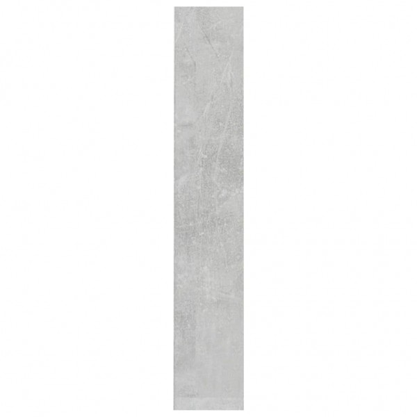 Estantería de CD 2 uds gris hormigón contrachapada 21x16x93.5cm M 5
