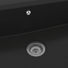 Pia de Cozinha Preta 790x500x193 mm Granito 3