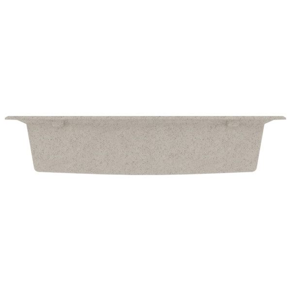 Fregadero de cocina con rebosadero granito beige M 4