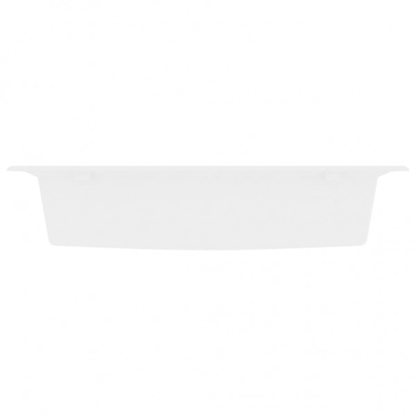 Fregadero de cocina con rebosadero granito blanco M 5