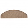 Alfombrilla autoadhesiva de escalera 15 uds 65x21x4 cm marrón 5
