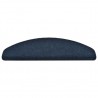 Tapetes de escada autoadesivos 15 peças 65x21x4 cm azul marinho semicircular grande 4