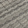 Cadeiras de exterior empilháveis 4 pcs vime PE cinzento 5