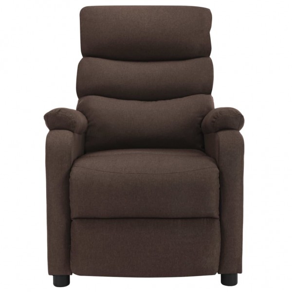 Sillón de masaje eléctrico tela marrón M 3