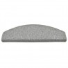 Alfombras de peldaños de escalera 15 uds gris claro 65x24x4 cm 4