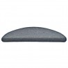 Tapete/carpete para degraus 15 pcs 56x17x3 cm cinza-claro/azul 5