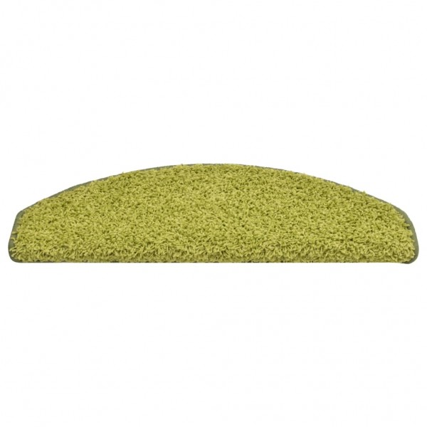 Tapete/carpete para degraus 15 pcs 65x21x4 cm verde M 5