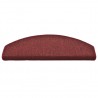 Tapete/carpete para degraus 15 pcs 65x24x4 cm vermelho 5