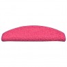 Tapete/carpete para degraus 15 pcs 65x21x4 cm rosa 5