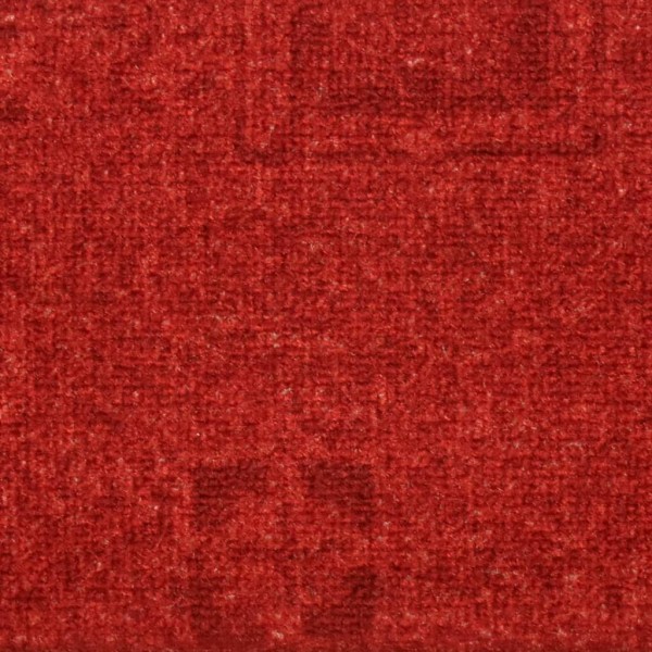 Alfombrilla autoadhesiva de escalera 15 uds roja 65x21x4 cm M 3