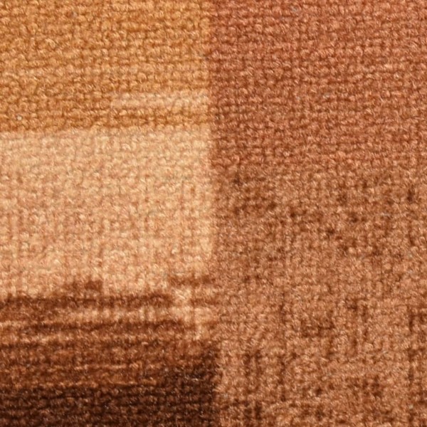 Alfombrilla autoadhesiva de escalera 15 uds marrón 65x21x4 cm M 3