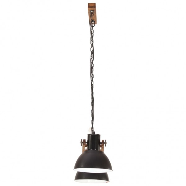 Lâmpada pendente industrial 25 W preto 109 cm E27 M 5
