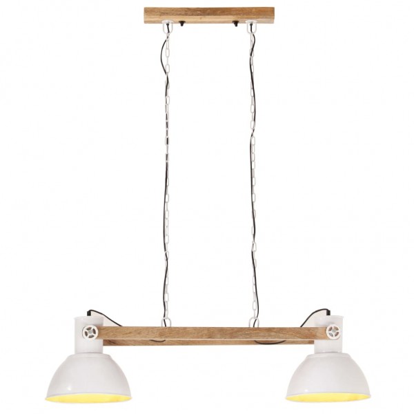 Candeeiro suspenso industrial 25 W 109 cm E27 branco M 3