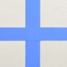 Colchão de ginástica insuflável c/ bomba 400x100x20 cm PVC azul 2