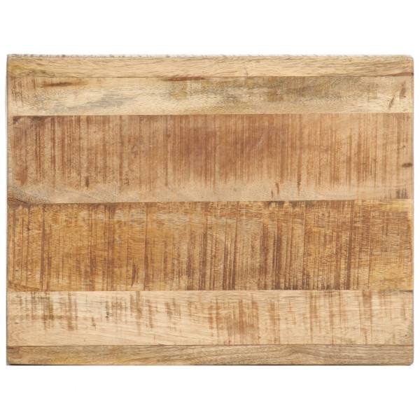 Mesa auxiliar de madera de mango maciza 40x30x50 cm M 3