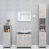 Armario baño madera contrachapada gris hormigón 30x30x183.5 cm 5