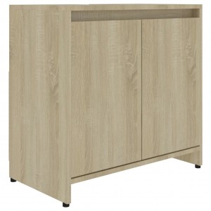 Armario de baño madera contrachapada color roble 60x33x61 cm H