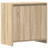 Armario de baño madera contrachapada color roble 60x33x61 cm 2