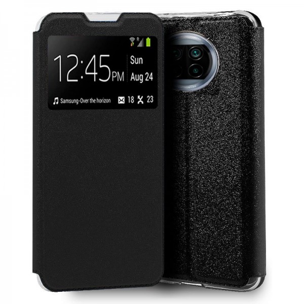 Funda COOL Flip Cover para Xiaomi Mi 10T Lite Liso Negro D