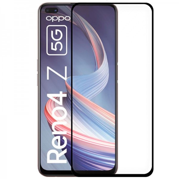 Protector Pantalla Cristal Templado COOL para Oppo Reno 4Z 5G (FULL 3D Negro) D