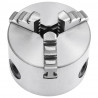 Bucha de torno autocentrante com 3 grampos 80 mm aço 3