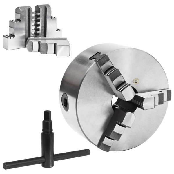 Mandril de torno autocentrante de 3 mordazas 160 mm acero M 2