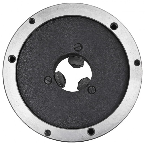 Mandril de torno autocentrante de 3 mordazas 160 mm acero M 4