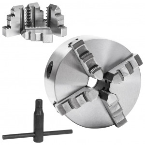 Mandril de torno autocentrante de 4 mordazas 125 mm acero H