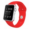 Cintura COOL para Apple Série 1 / 2 / 3 / 4 / 5 / 6 / 7 / 8 / 9 / SE (42 / 44 / 45 mm) Goma Vermelho 1